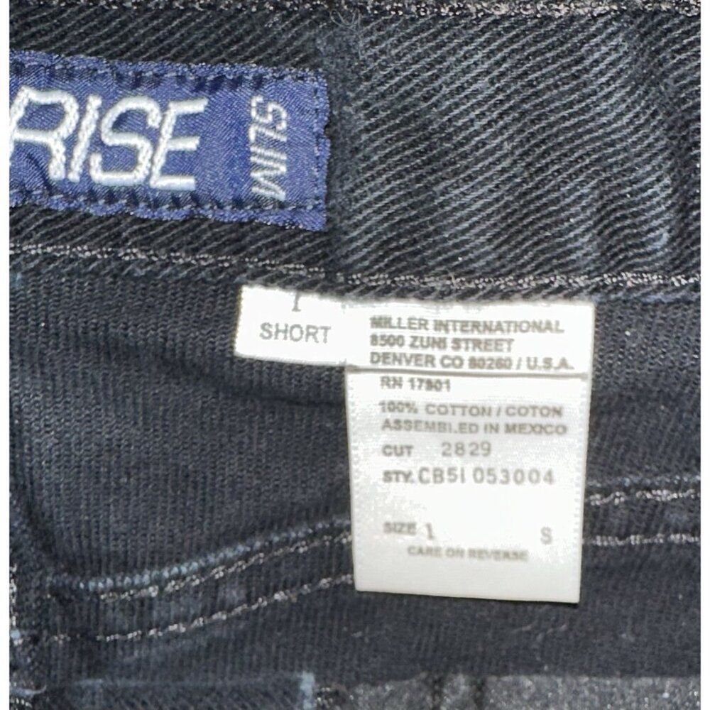 Cruel Girl Y2K Low Rise Slim Shorts Black Size 1 2000’s 90’s Low Rise Cuffed‎ - Picture 7 of 7